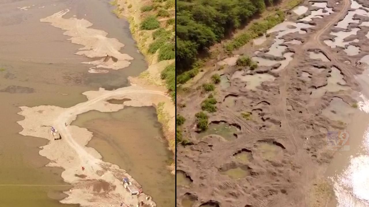 वाळू माफियांचा पूर्णा नदीवर घाला; दिवसा ढवळ्या सर्रासपणे वाळू उपसा सुरूच, प्रशासन मात्र ढिम्म