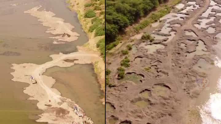 वाळू माफियांचा पूर्णा नदीवर घाला; दिवसा ढवळ्या सर्रासपणे वाळू उपसा सुरूच, प्रशासन मात्र ढिम्म वाळू माफियांचा पूर्णा नदीवर घाला; दिवसा ढवळ्या सर्रासपणे वाळू उपसा सुरूच, प्रशासन मात्र ढिम्म