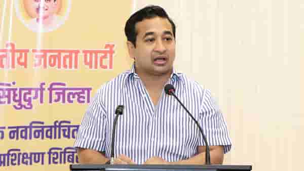 कालची सभा पाहता, पुढची सभा मंगल कार्यालयात घ्यावी लागेल!; नितेश राणे यांचं वज्रमूठ सभेवर टीकास्त्र