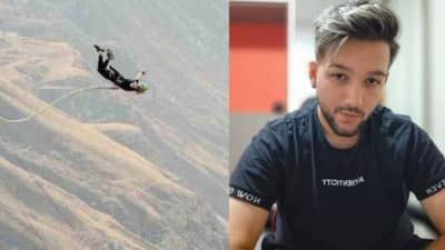 घटस्फोट मिळाल्याचं सेलिब्रेशन अंगाशी, बंजी जंपिंग करायला गेला; 70 फुटावर दोरी तुटली आणि मग...