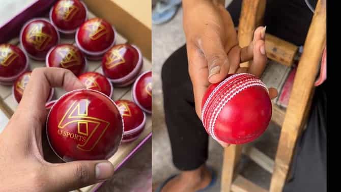 IPL 2023 : क्रिकेटचा बॉल कसा बनवतात तुम्हाला माहीत्ये का ? मग हा Video बघाच...