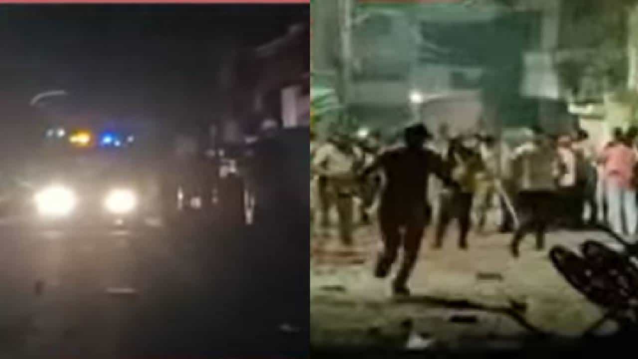 अकोल्यात दोन गटात तुफान राडा, दगडफेक जाळपोळ, पोलिसांकडून हवेत गोळीबार; कारण काय?