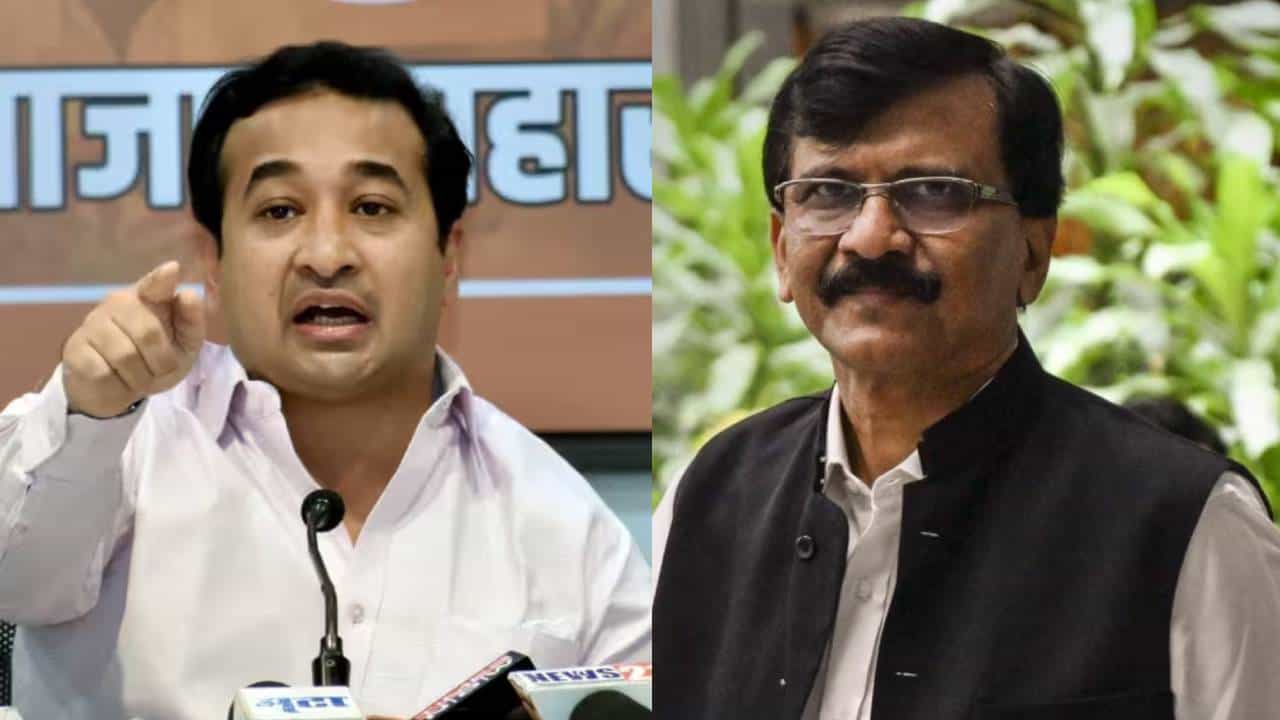 'संजय राऊत चपट्या पायाचे, जातात तिथे पक्षाचा पराभव होतो', नितेश राणे यांचा टोला 'संजय राऊत चपट्या पायाचे, जातात तिथे पक्षाचा पराभव होतो', नितेश राणे यांचा टोला