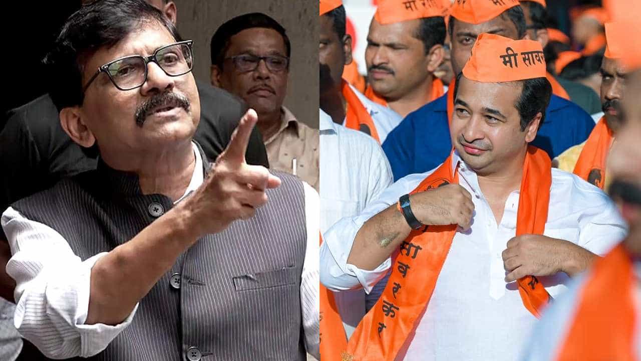 संजय राऊत राजाराम राऊतांचा मुलगा असेल तर त्यांनी त्र्यंबकेश्वरला जाऊन दाखवावं!; नितेश राणे यांची जहरी टीका