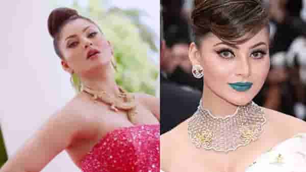 Urvashi Rautela : आधी मगरीचा नेकलेस आता निळी लिपस्टीक... उर्वशी रौतेलाचा लूक पाहून अनेकांना आली ऐश्वर्याची आठवण