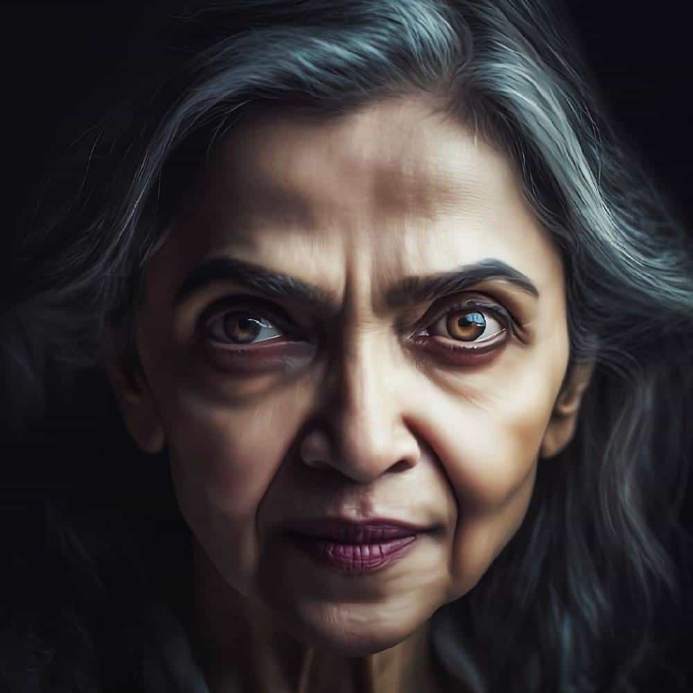 बॉलिवूड अभिनेत्रींचे AI जनरेटेड काही फोटो सध्या सोशल मीडियावर व्हायरल होत आहेत. इंडस्ट्रीतल्या लोकप्रिय अभिनेत्री म्हातारपणी कशा दिसतील, हे या फोटोंमध्ये पहायला मिळतंय. साहिद या डिजिटल क्रिएटरने हे फोटो पोस्ट केले आहेत. म्हातारपणी अभिनेत्री दीपिका पदुकोण अशी दिसू शकते.