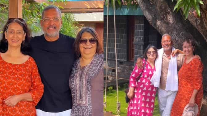 नाना पाटेकर जेव्हा आपल्या जुन्या मैत्रीणींसाठी आचारी बनतात; नानाच्या फार्महाऊसवर गप्पा, झोके आणि धम्माल