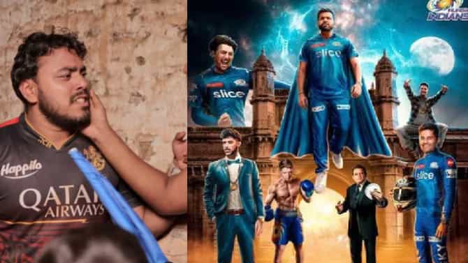 MI Playoff IPL 2023 : RCB अजून तू अंड्यात, बच्चा मुंबईच्या प्लेऑफ प्रवेशानंतर RCB चा खिल्ली उडवणारा Video Viral