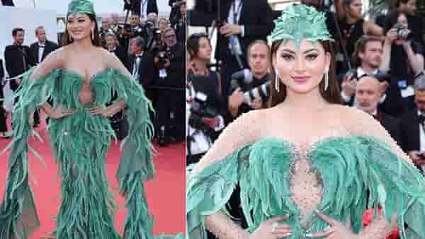 Urvashi Rautela | कोणी म्हटले पोपट तर कोणी केली थेट उर्फी जावेद हिच्यासोबत तुलना, उर्वशी रौतेला हिचा हा नवा लूक पाहून चाहत्यांना बसला धक्का