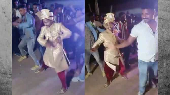 video : या नवरदेवाचा डान्स पाहून पब्लिक झालं हैराण, नवरीची एण्ट्रीही ठरली फिकी