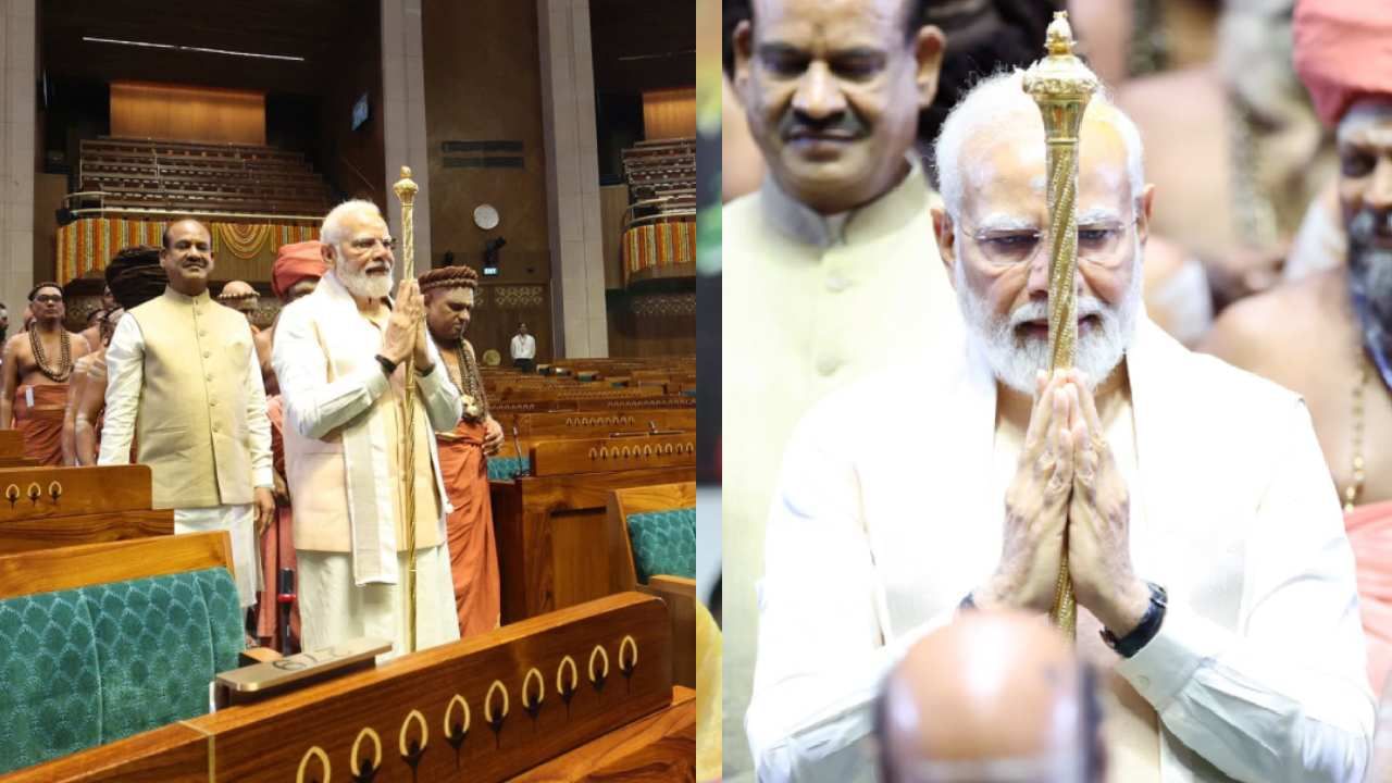 नव्या संसद भवनाचं उद्घाटन; पंतप्रधान नरेंद्र मोदी यांनी शेअर केले खास फोटो