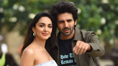 कार्तिक-कियारा शेतात झाले रोमँटिक, सत्यप्रेम की कथा चित्रपटातील गाण्याचा टीझर रिलीज!