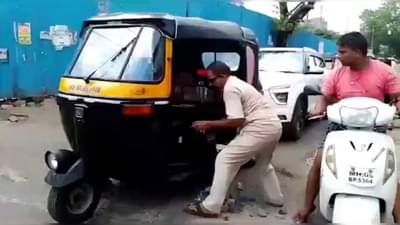 रस्त्यासाठी असं काही काम केलं की, रिक्षा चालकाचं होतंय सर्वत्र कौतुक