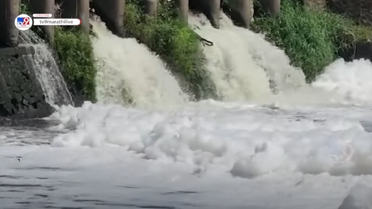 इंद्रायणी फेसाळली, रसायनयुक्त पाण्यामुळे नागरिकांचा आरोग्यावर प्रश्नचिन्ह