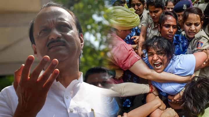 महिला कुस्तीपटू आंदोलनावरून अजित पवार यांचा केंद्राला सवाल? म्हणाले, 'चर्चा करून तोडगा का...?' महिला कुस्तीपटू आंदोलनावरून अजित पवार यांचा केंद्राला सवाल? म्हणाले, 'चर्चा करून तोडगा का...?'