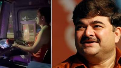 स्वत: ड्रायव्हर सीटवर बसून अभिनेत्याने बस चालवली... प्रशांत दामलेंनी केलं कौतुक