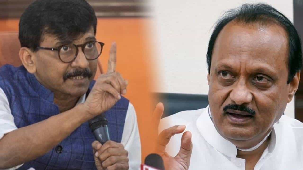 अजित पवार यांच्यावर बोलताना संजय राऊत यांची जीभ घसरली; म्हणाले, 'धरणात ...'