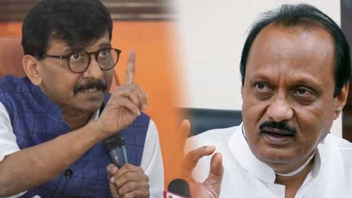 अजित पवार यांच्यावर बोलताना संजय राऊत यांची जीभ घसरली; म्हणाले, 'धरणात ...' अजित पवार यांच्यावर बोलताना संजय राऊत यांची जीभ घसरली; म्हणाले, 'धरणात ...'