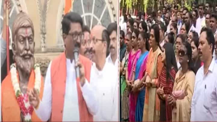 मुंबई CSMT स्थानक परिसरात ठाकरे गट आक्रमक, 'या' मागणीसाठी होतंय आंदोलन मुंबई CSMT स्थानक परिसरात ठाकरे गट आक्रमक, 'या' मागणीसाठी होतंय आंदोलन