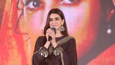 Adipurush | वादादरम्यान क्रिती सनॉनची पोस्ट; मंदिरासमोर ओम राऊतच्या गुडबाय किसवरून हंगामा