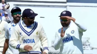 WTC 2023 Final : मोहम्मद शमीच्या गोलंदाजीवर जोरदार अपील, रोहित शर्माने डीआरएसची केली अशी अपील की...