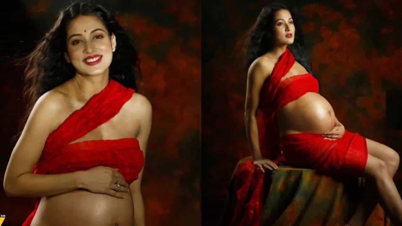 हाॅट मॅटर्निटी फोटोशूट शेअर करत भाबीजी घर पर हैच्या गोरी मेमने प्रेग्नन्सीची केली घोषणा, विदिशाचा लूक पाहून उडाली लोकांची झोप