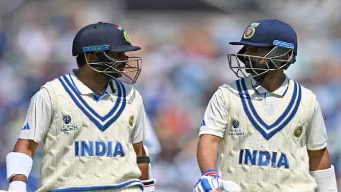 WTC Final 2023 AUS vs IND | टीम इंडिया 296 धावांवर ऑलआऊट, रहाणे-ठाकुर जोडीची झुंज