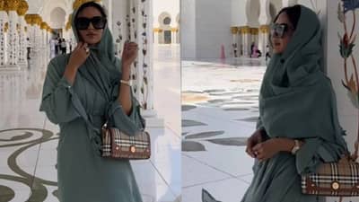 Jasmin Bhasin | मस्जिदमध्ये बुरख्यात दिसली जास्मिन भसीन; नेटकरी म्हणाले तू सुद्धा लवकरच फ्रीजमध्ये..