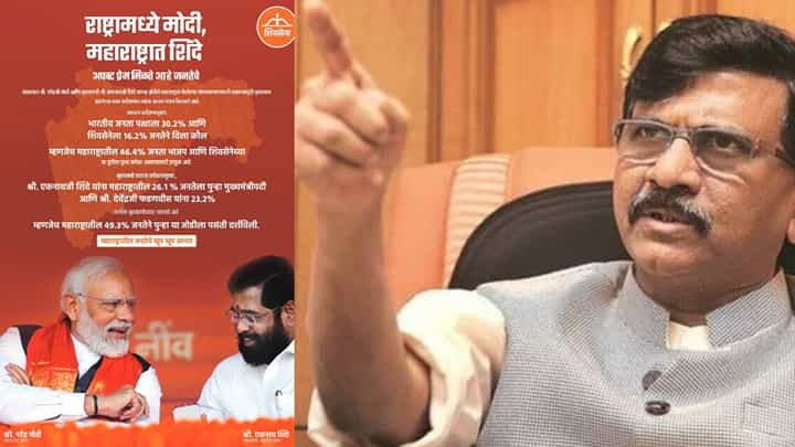 '...तो मोदींचा तरी होईल का?', शिवसेनेच्या जाहिरातीवरून ठाकरे गटाचा खोचक सवाल '...तो मोदींचा तरी होईल का?', शिवसेनेच्या जाहिरातीवरून ठाकरे गटाचा खोचक सवाल