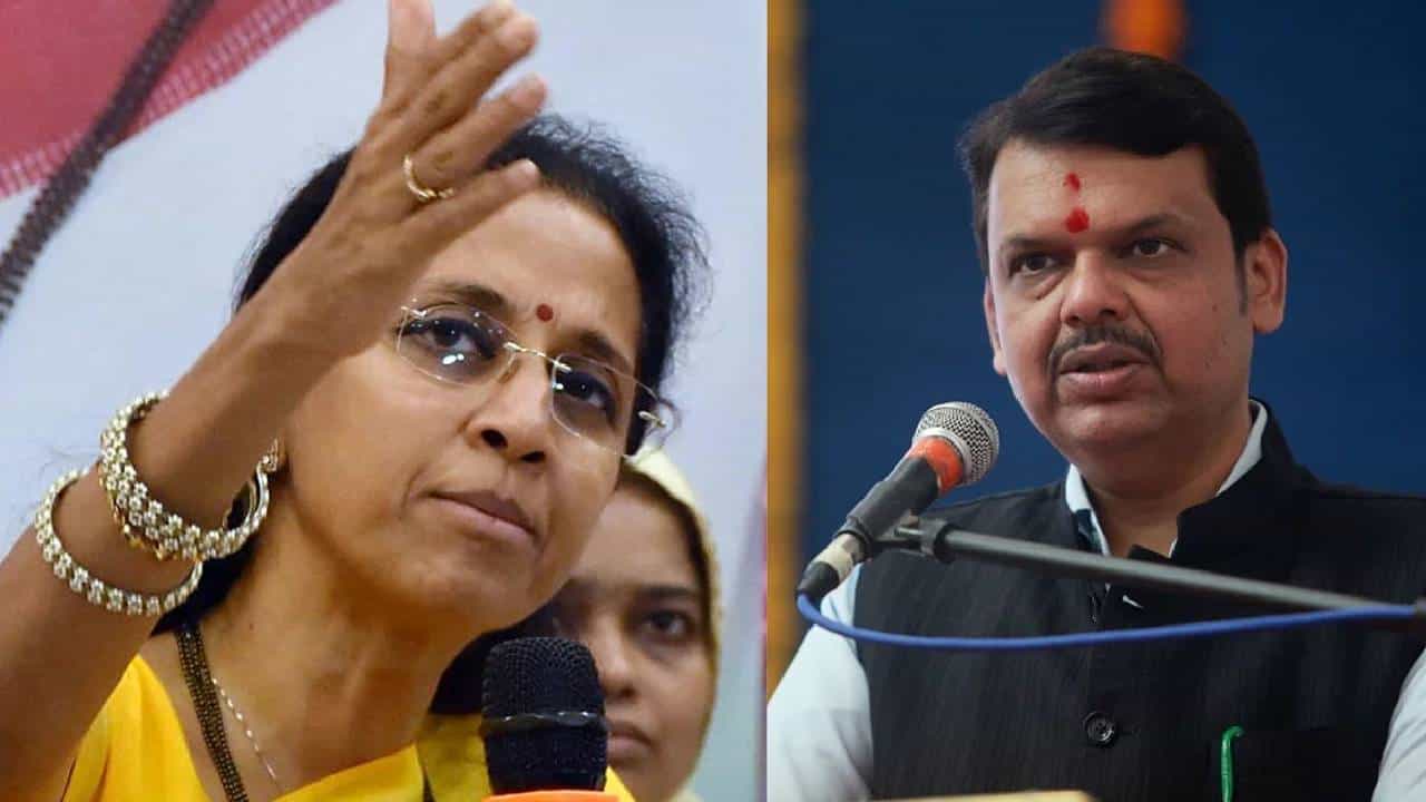 ‘एवढा अपमान? मी याबाबत त्यांच्यासोबत’; सुप्रिया सुळे यांचा फडणवीस यांना पाठिंबा