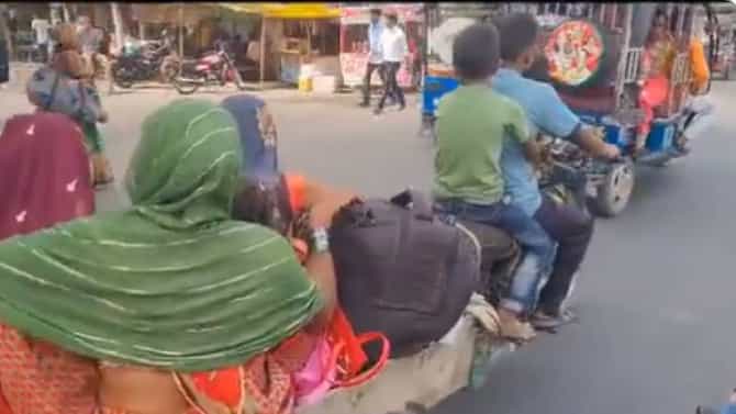 मनुभाई मोटर चली पम पम! जुगाड करून बनवली गाडी, व्हिडीओ व्हायरल