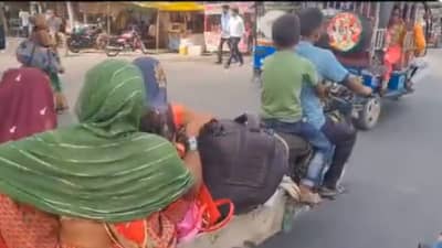 मनुभाई मोटर चली पम पम! जुगाड करून बनवली गाडी, व्हिडीओ व्हायरल