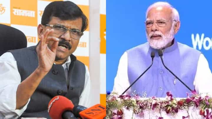 पंतप्रधान मोदी यांच्या शेजारी 70 हजार कोटींचा घोटाळा आणि इक्बाल मिर्ची; संजय राऊत यांची टीका पंतप्रधान मोदी यांच्या शेजारी 70 हजार कोटींचा घोटाळा आणि इक्बाल मिर्ची; संजय राऊत यांची टीका