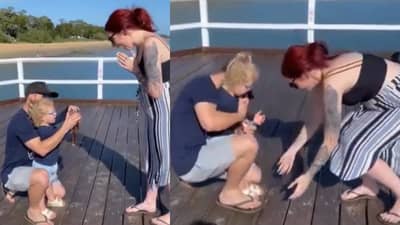 चुकूनही असं Propose करू नका, प्लॅन फ्लॉप व्हिडीओ व्हायरल!