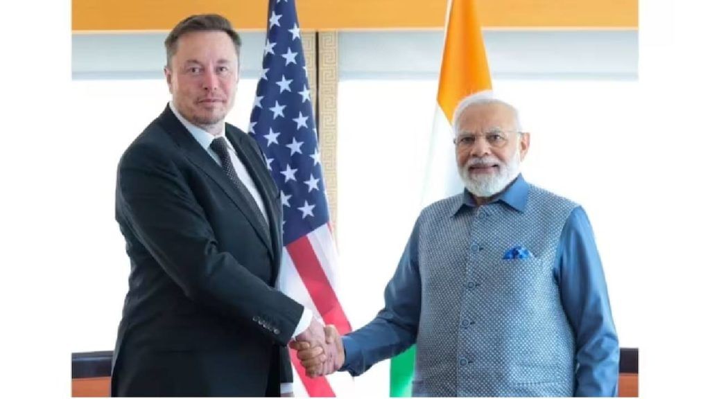 Tesla Elon Musk PM Narendra Modi१