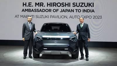 EVX SUV: मारुती सुझुकी कंपनीची इलेक्ट्रिक कार अखेर रस्त्यावर, काय आहे खासियत जाणून घ्या