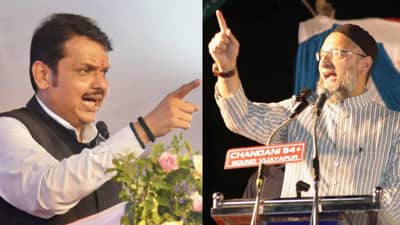 तुम्ही उपमुख्यमंत्री आहात म्हणून...; भर सभेतून असदुद्दीन ओवैसी यांचा देवेंद्र फडणवीस यांना सवाल