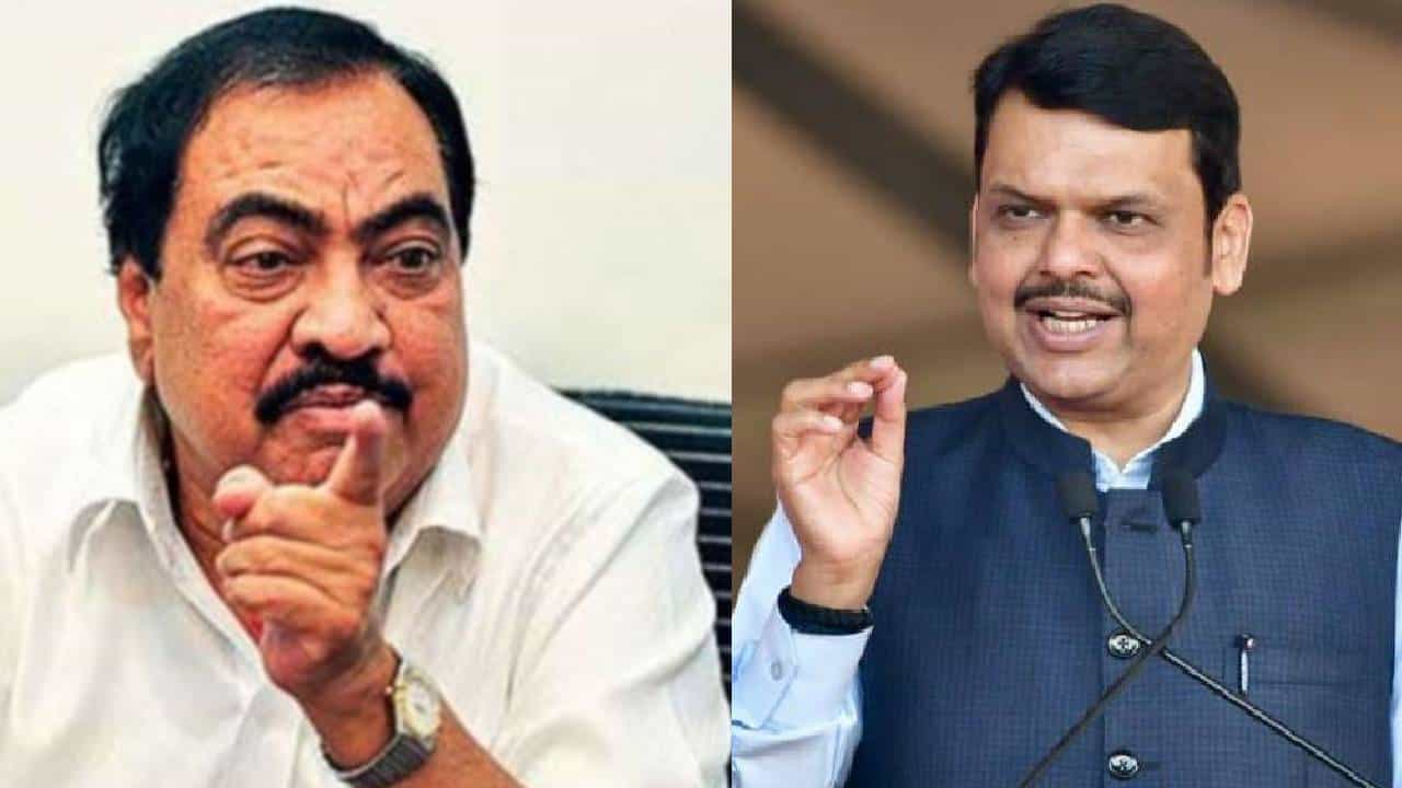 ...म्हणून एकनाथ खडसे यांच्यावर काळे झेंडे दाखवण्याची वेळ आली, देवेंद्र फडणवीस यांची टीका