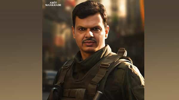 राज्याचे उपमुख्यमंत्री देवेंद्र फडणवीस यांचा हा फोटो अमित वानखेडे यांनी आर्टिफिशियल इंटेलिजन्सद्वारे तयार केला आहे.