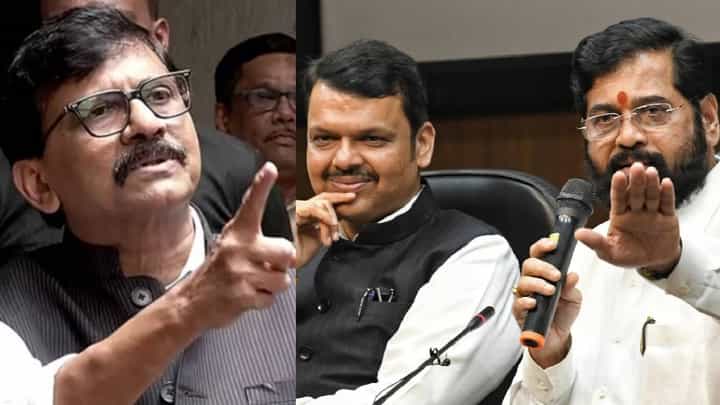 आज फसवणुकीची जयंती, पुढच्या वर्षी फसवणुकीची पुण्यतिथी, संजय राऊत यांचा शिंदे-फडणवीस सरकारवर हल्लाबोल आज फसवणुकीची जयंती, पुढच्या वर्षी फसवणुकीची पुण्यतिथी, संजय राऊत यांचा शिंदे-फडणवीस सरकारवर हल्लाबोल