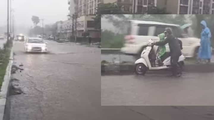 अतिवृष्टीचा मुंबई-पुणे जुन्या महार्गाला फटका; अनेक भागात पाणी ही साचलं? कुठं नेमकं घडतयं असं? अतिवृष्टीचा मुंबई-पुणे जुन्या महार्गाला फटका; अनेक भागात पाणी ही साचलं? कुठं नेमकं घडतयं असं?