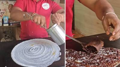 Viral Food: अरे देवा! असा कसा डोसा? किट कॅट डोसा?