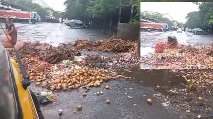 धक्कादायक! मुंबईकरांच्या आरोग्याशी खेळ? कचऱ्यातील कांदा बटाटा पोहचला थेट... धक्कादायक! मुंबईकरांच्या आरोग्याशी खेळ? कचऱ्यातील कांदा बटाटा पोहचला थेट...