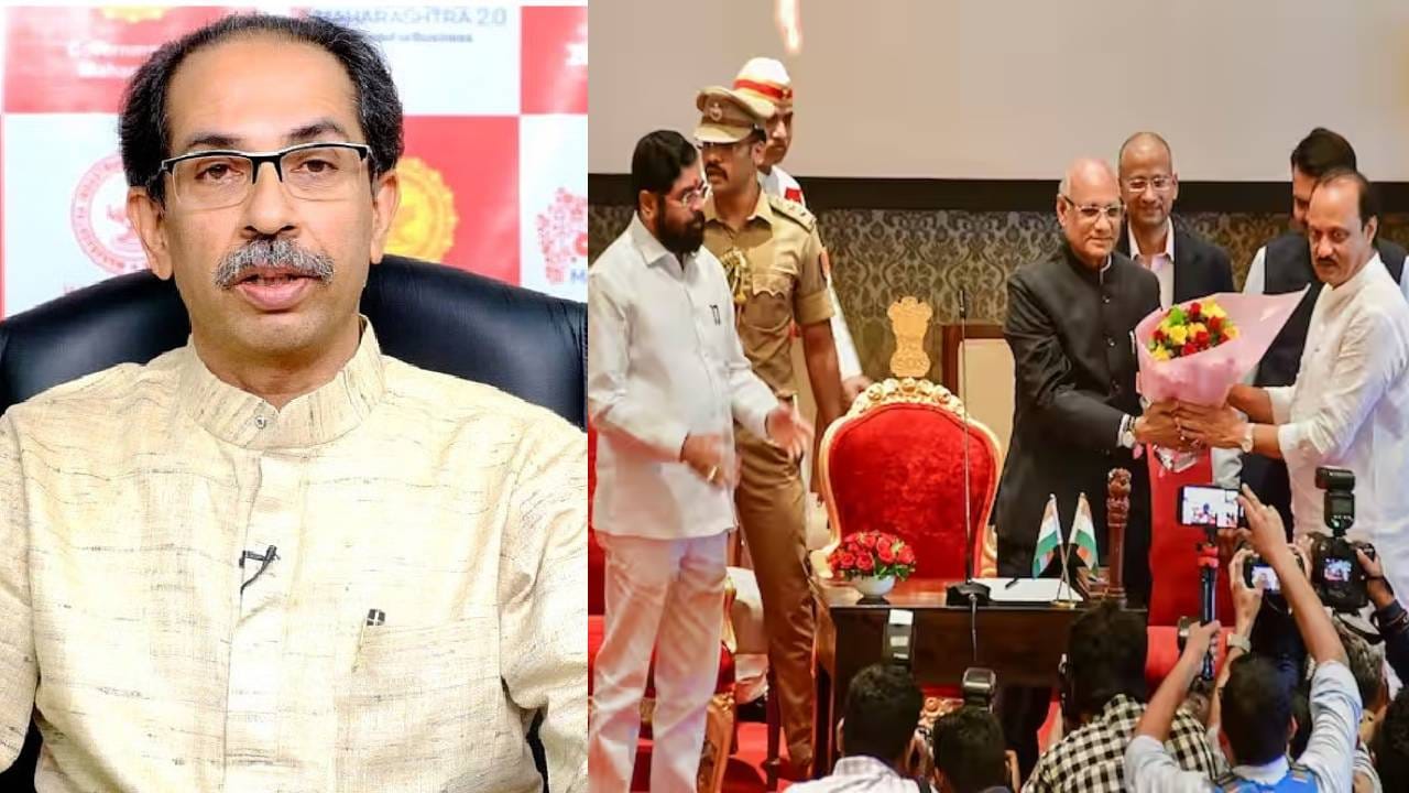 शिवसेनेनंतर राष्ट्रवादीही फुटली; उद्धव ठाकरे म्हणतात, 'नांदा सौख्यभरे' शिवसेनेनंतर राष्ट्रवादीही फुटली; उद्धव ठाकरे म्हणतात, 'नांदा सौख्यभरे'