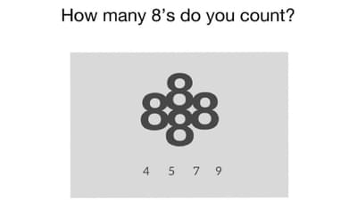 Optical Illusion : या फोटोमध्ये एकूण किती 8 आहेत ? भल्याभल्यांना सुटलं नाही कोडं, तुम्हाला जमतंय का बघा