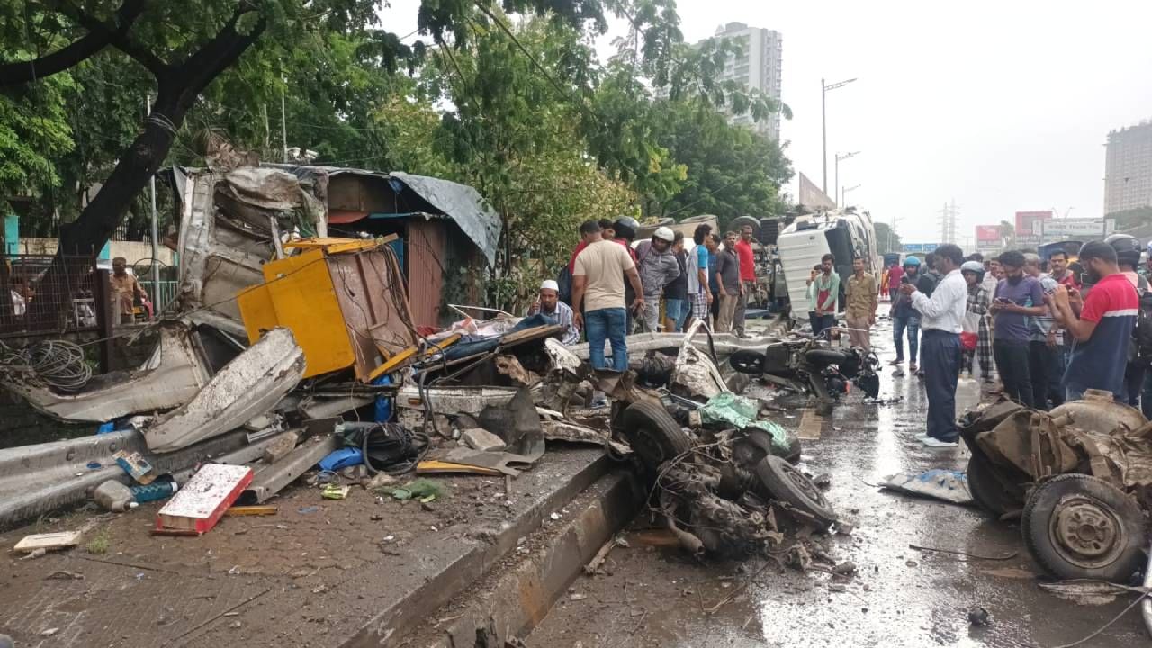 Mumbai estern highway accident