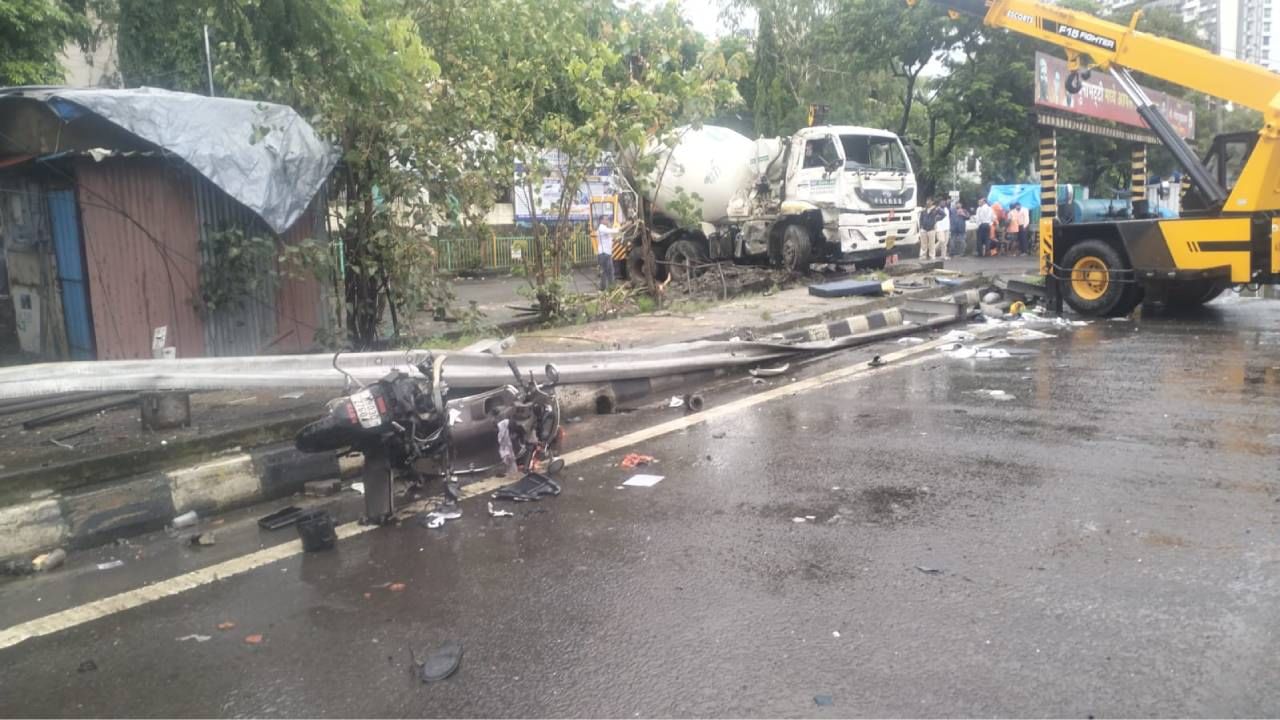 Mumbai estern highway accident