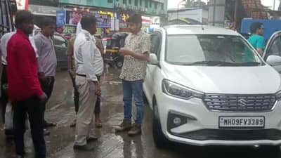 नो एन्ट्रीमध्ये गाडी घातली म्हणून गाडी अडवली, मग भररस्त्यात आयकर उपायुक्त आणि वाहतूक पोलिसात जुंपली !