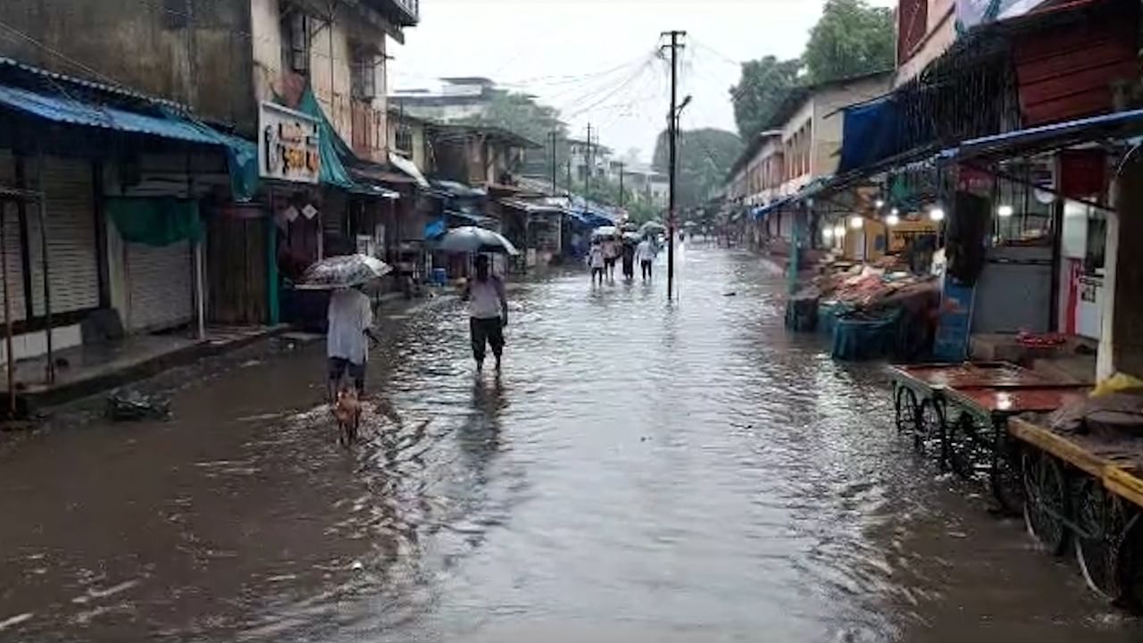 सावित्री, गांधारी आणि काळ नदीने धोक्याची पातळी ओलांडली आहे.