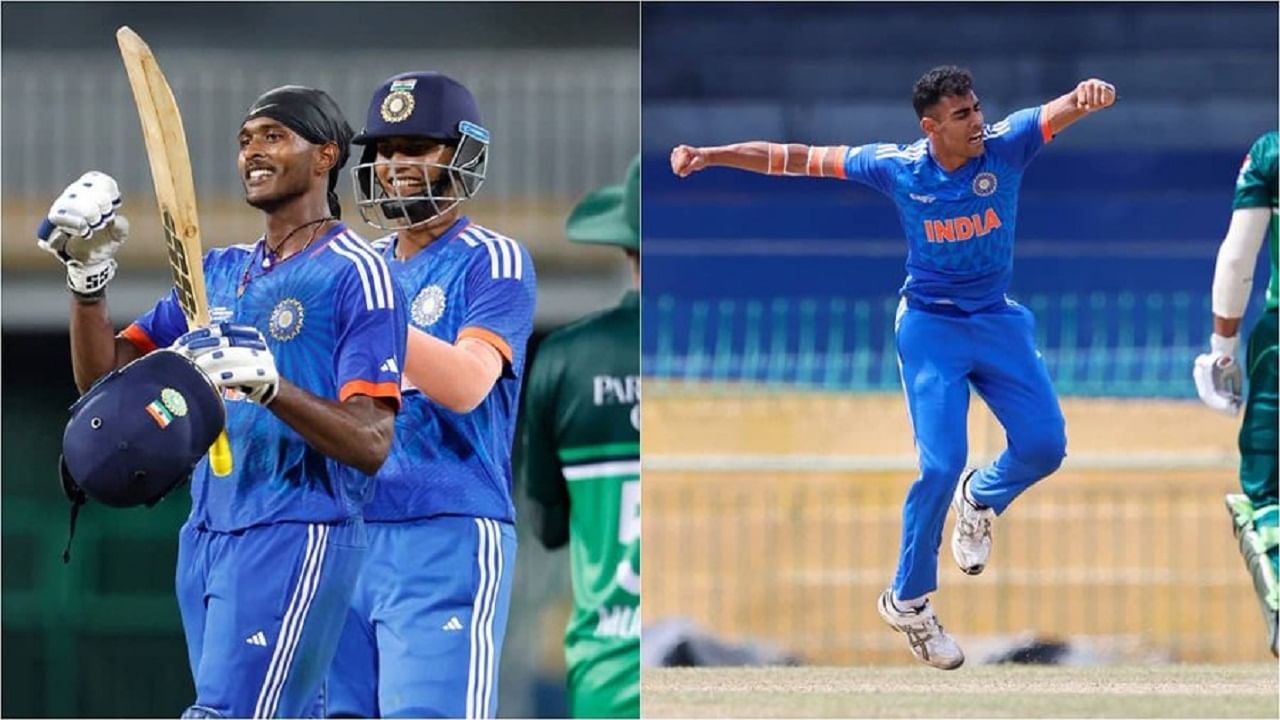 राजवर्धन हंगरगेकर आणि साई सूदर्शन हे दोघे टीम इंडियाच्या विजयाचे हिरो ठरले.